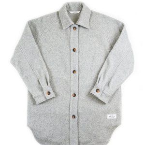 Anian Loft Coat Womens Small Grey Wool